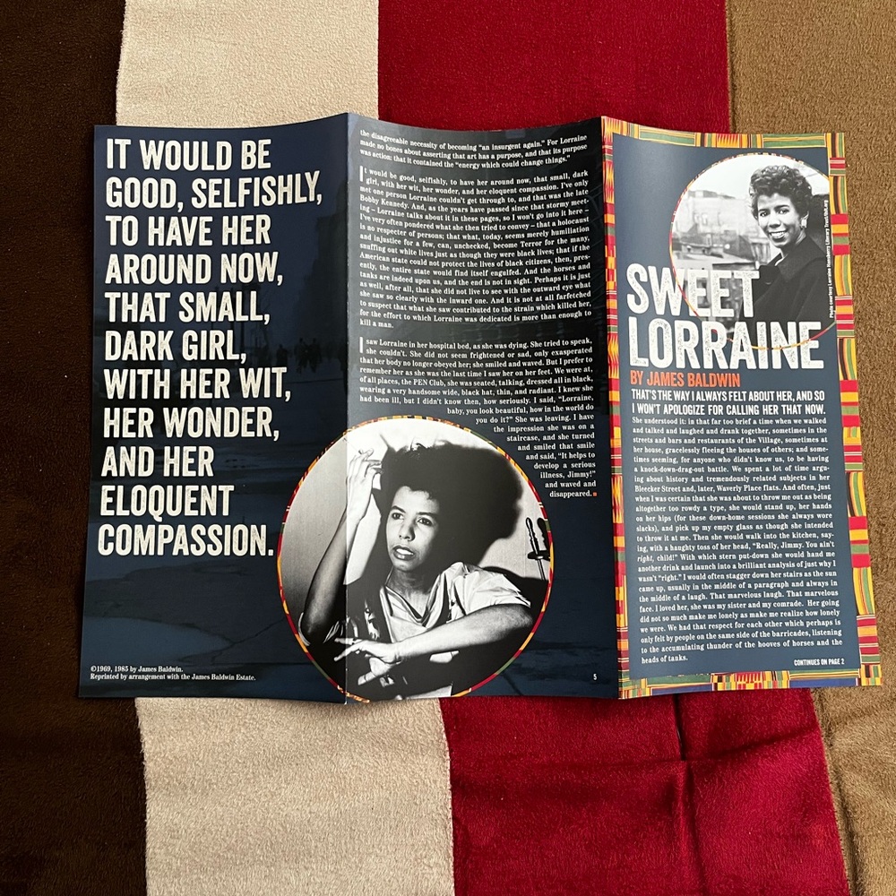 Raisin in the Sun Playbill - Picture 6 of 8